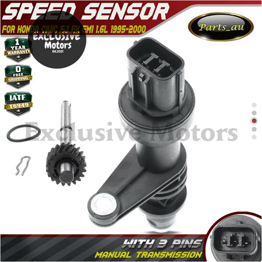 VSS Vehicle Speed Sensor for Honda Civic EJ, EK, EM1 (1.6L Manual Transmission, 1995-2000)