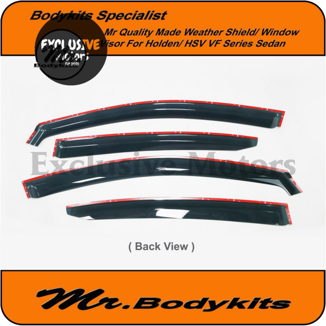 Weathershields Window Visor for Holden/HSV VE/VF Series Sedan