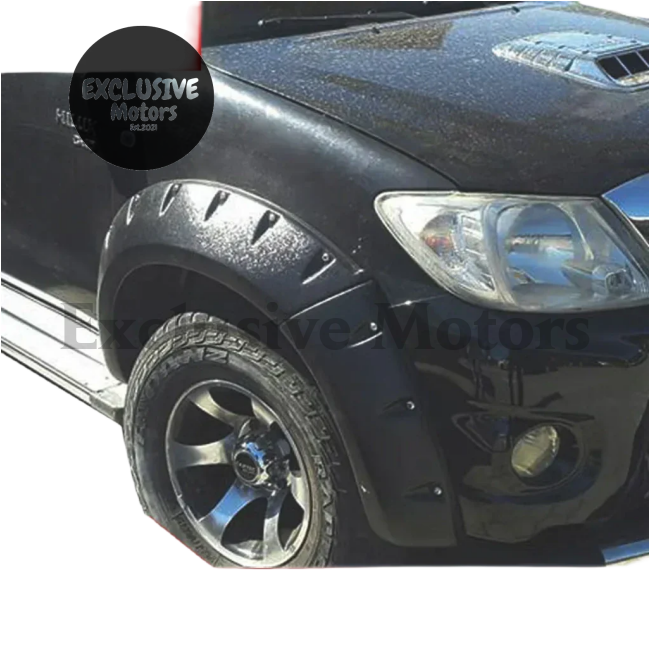 Wheel Arch Mudguards Fender Flares For Toyota Hilux Vigo 2005 2006 2007 2008 2009 2010 Double Cabin