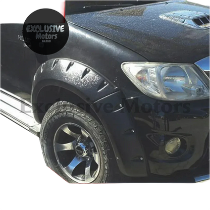 Wheel Arch Mudguards Fender Flares For Toyota Hilux Vigo 2005 2006 2007 2008 2009 2010 Double Cabin